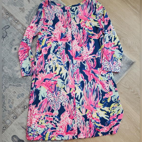 Lilly Pulitzer Banyan Dress Sunken Treasure SzM - Picture 7 of 7